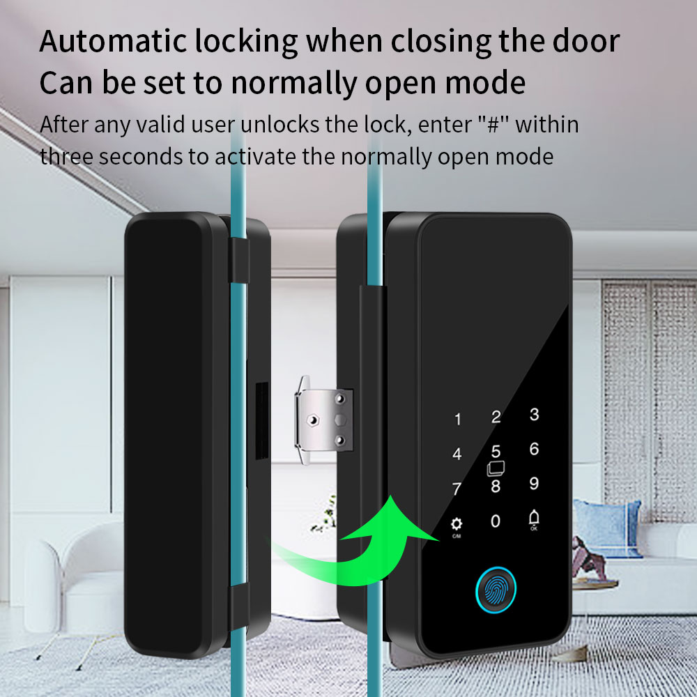 Tuya Smart Life قفل باب زجاجي  - مراجعة Smart Home Green وسعره