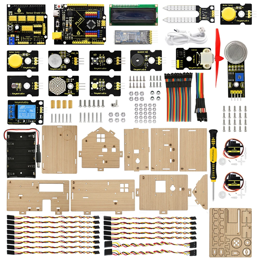 حار بيع المنزل الذكي كاتب كيت  - مراجعة Smart Home Kit For Arduino وسعره