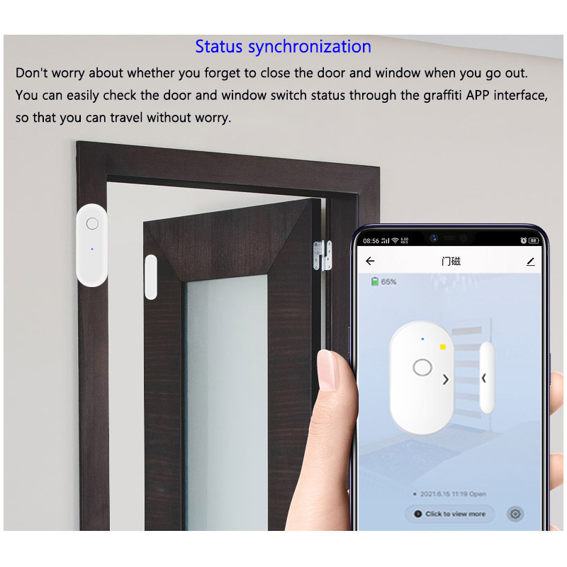 جهاز استقبال إنذار عن بعد ذكي  - مراجعة Door Window Sensor وسعره