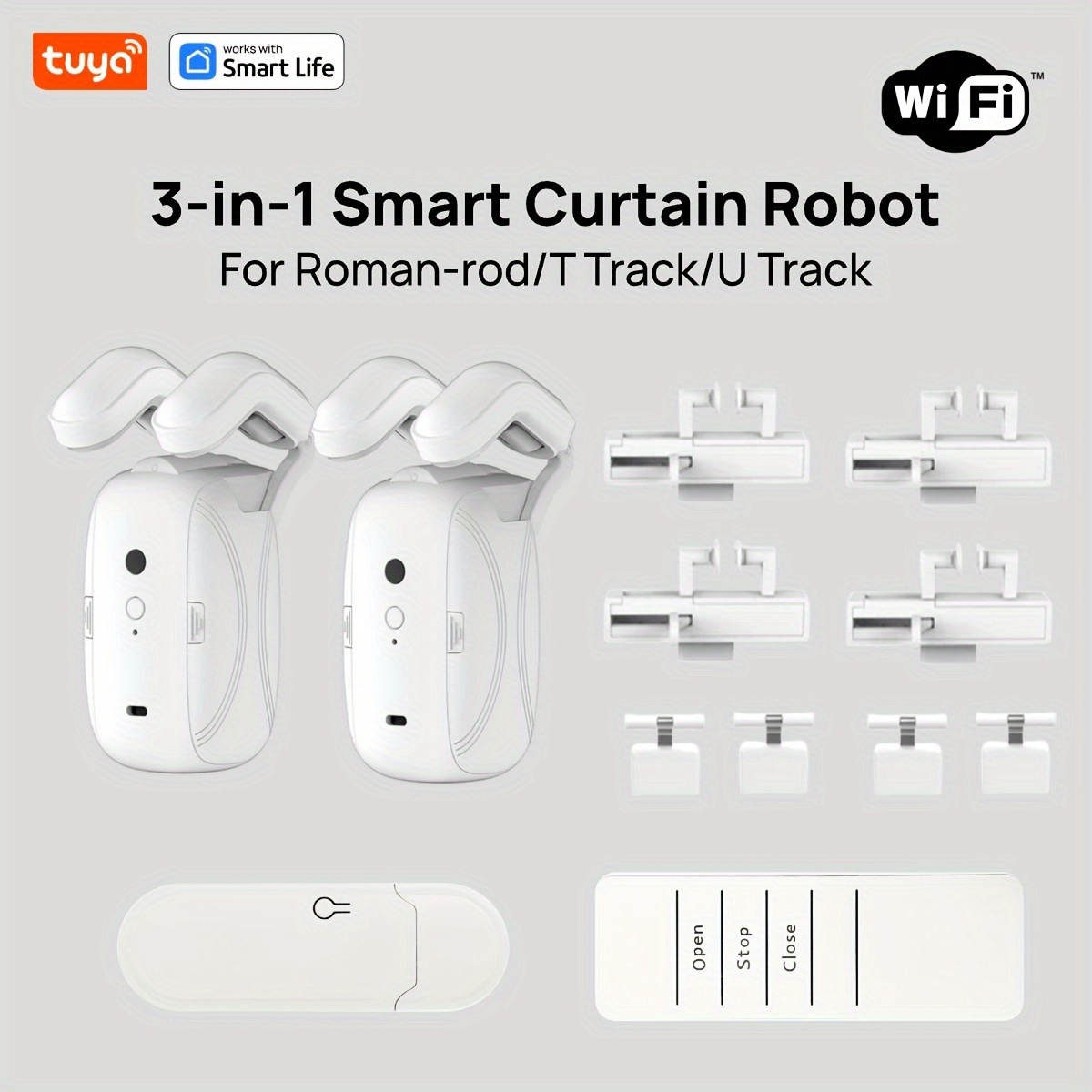 روبوت ستائر ذكي من تويا يعمل ب - مراجعة Smart Home Website وسعره