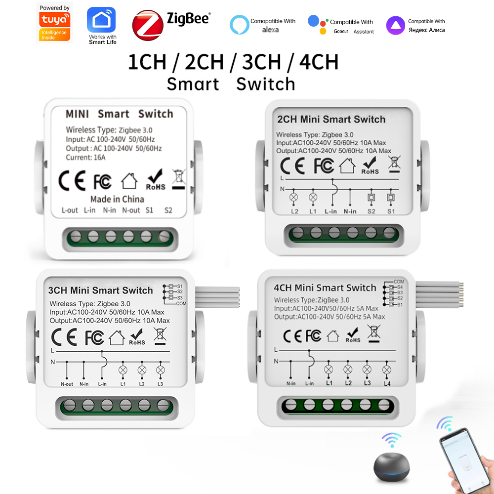 مفتاح ذكي Tuya Zigbee 3.0 بـ 1 - مراجعة Smart Home Ikea وسعره