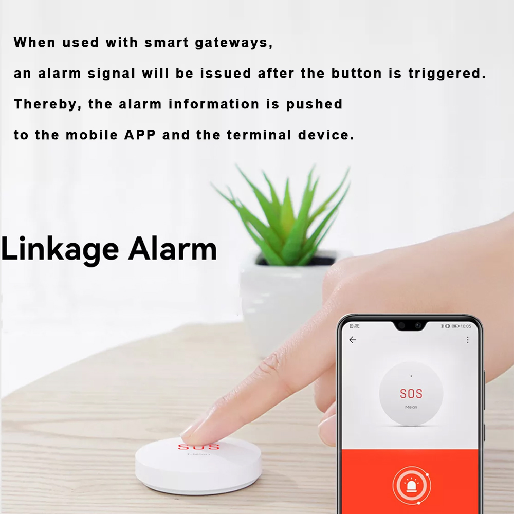 زيجبي تويا SOS زر الطوارئ نظام - مراجعة Smart Home Website وسعره