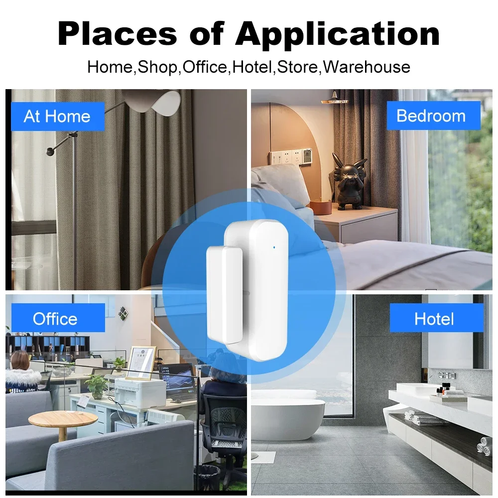مستشعر فتح الأبواب والنوافذ بت - مراجعة Door Window Sensor وسعره