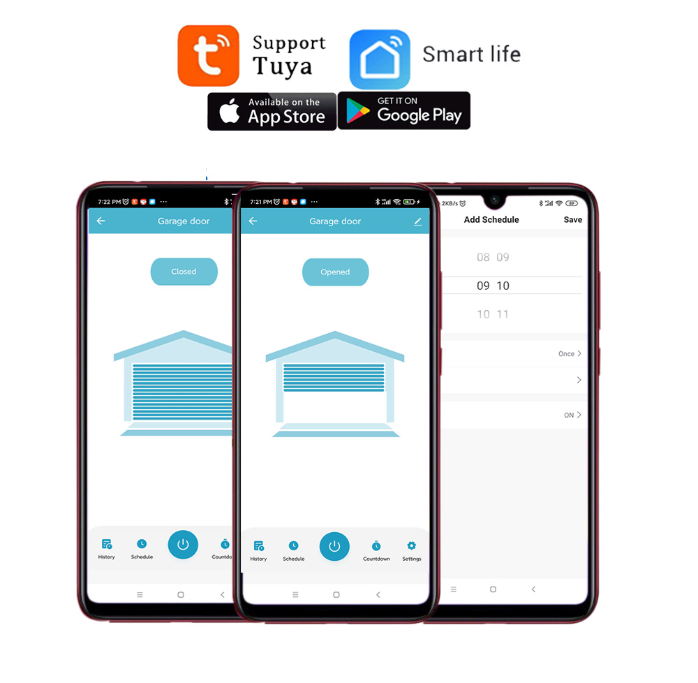 وحدة تحكم فتاحة باب المرآب الذ - مراجعة Smart Home Website وسعره