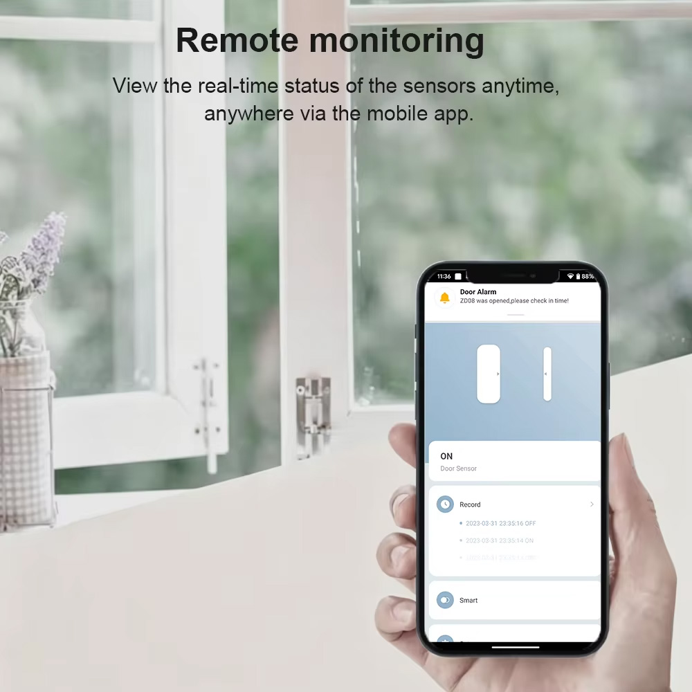 مستشعر الأبواب والنوافذ بتقنية - مراجعة Smart Home Yandex وسعره