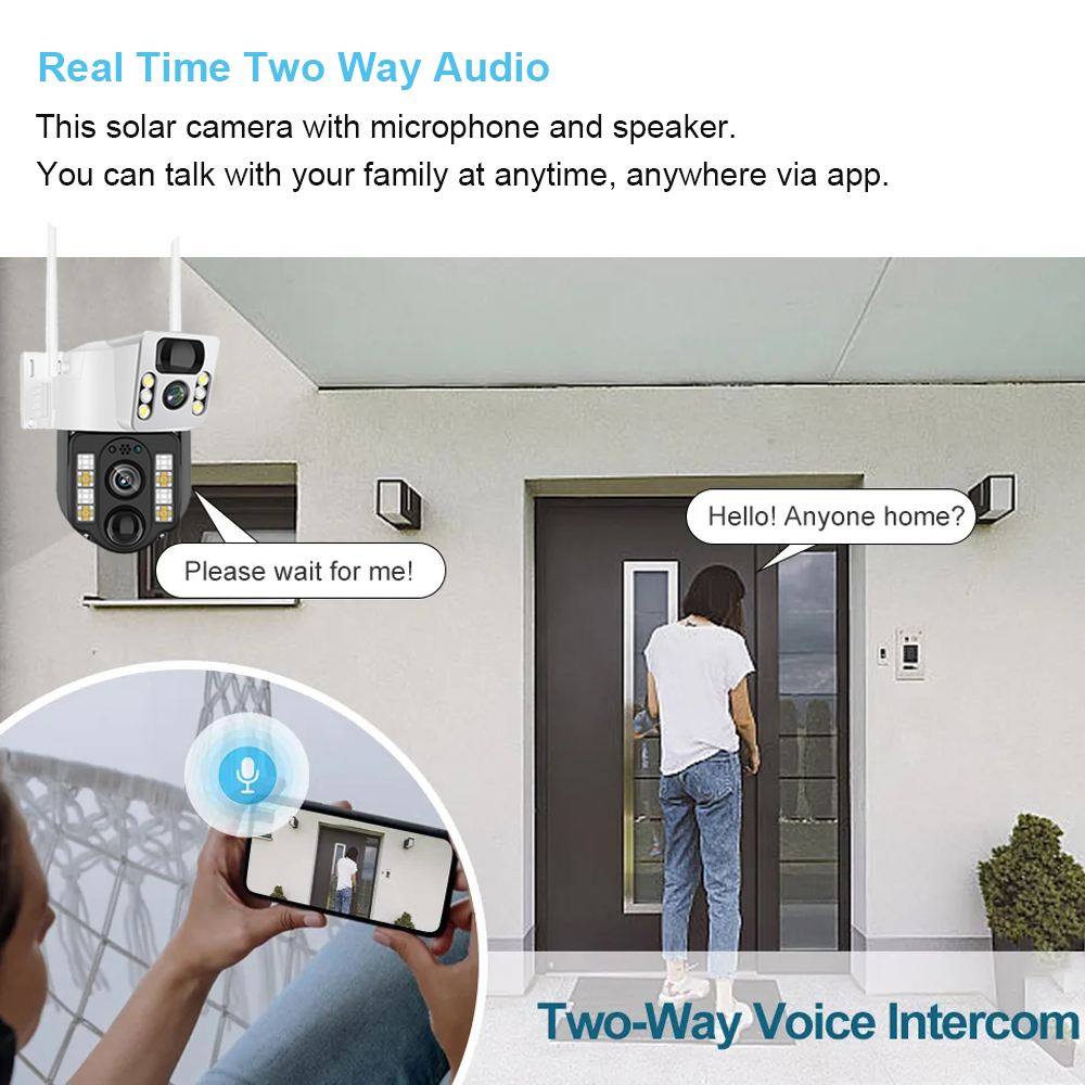 كاميرا مراقبة CCTV شمسية خارجي - مراجعة Smart Home Outdoor Camera وسعره