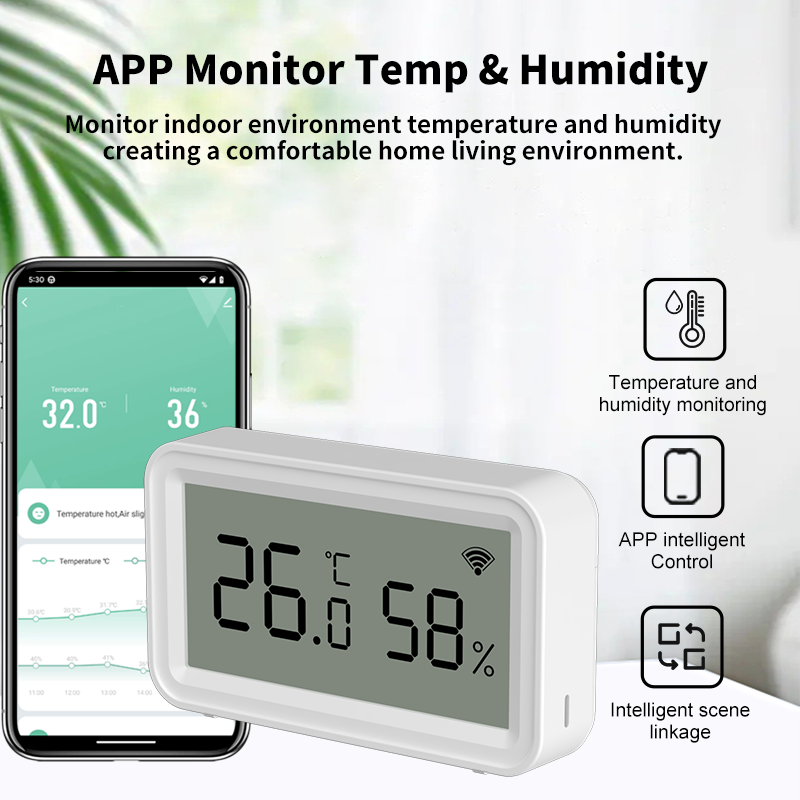 Tuya Zigbee WiFi مستشعر درجة ا - مراجعة Smart Home Yandex وسعره