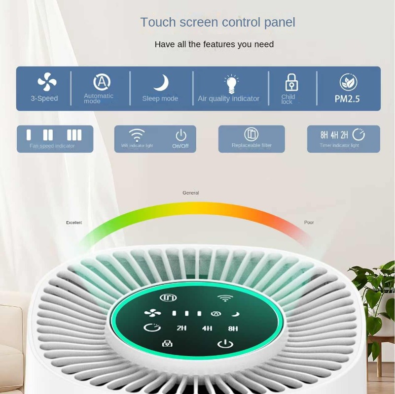 جهاز تنقية هواء ذكي للمنزل مع  - مراجعة Smart Air Purifier وسعره