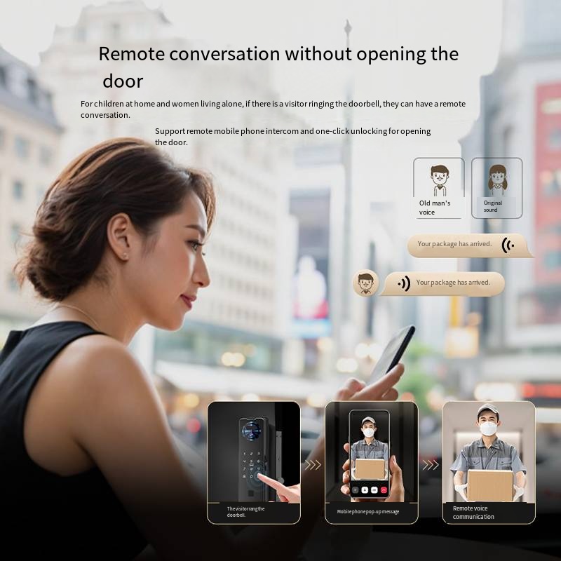 YN S11M المنزل الذكي قفل إلكتر - مراجعة Wifi Doorbell Camera وسعره