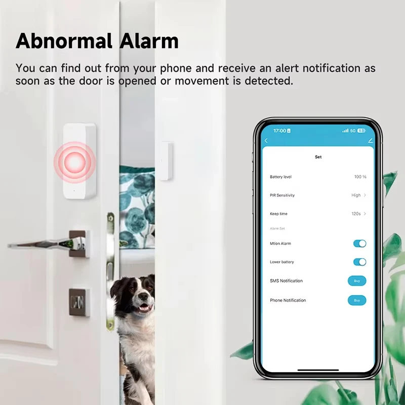 Tuya Zigbee/WiFi مستشعر نافذة  - مراجعة Door Window Sensor وسعره