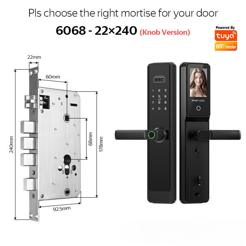 قفل ذكي EGFirtor شبه أوتوماتيك - مراجعة Wifi Doorbell Camera وسعره