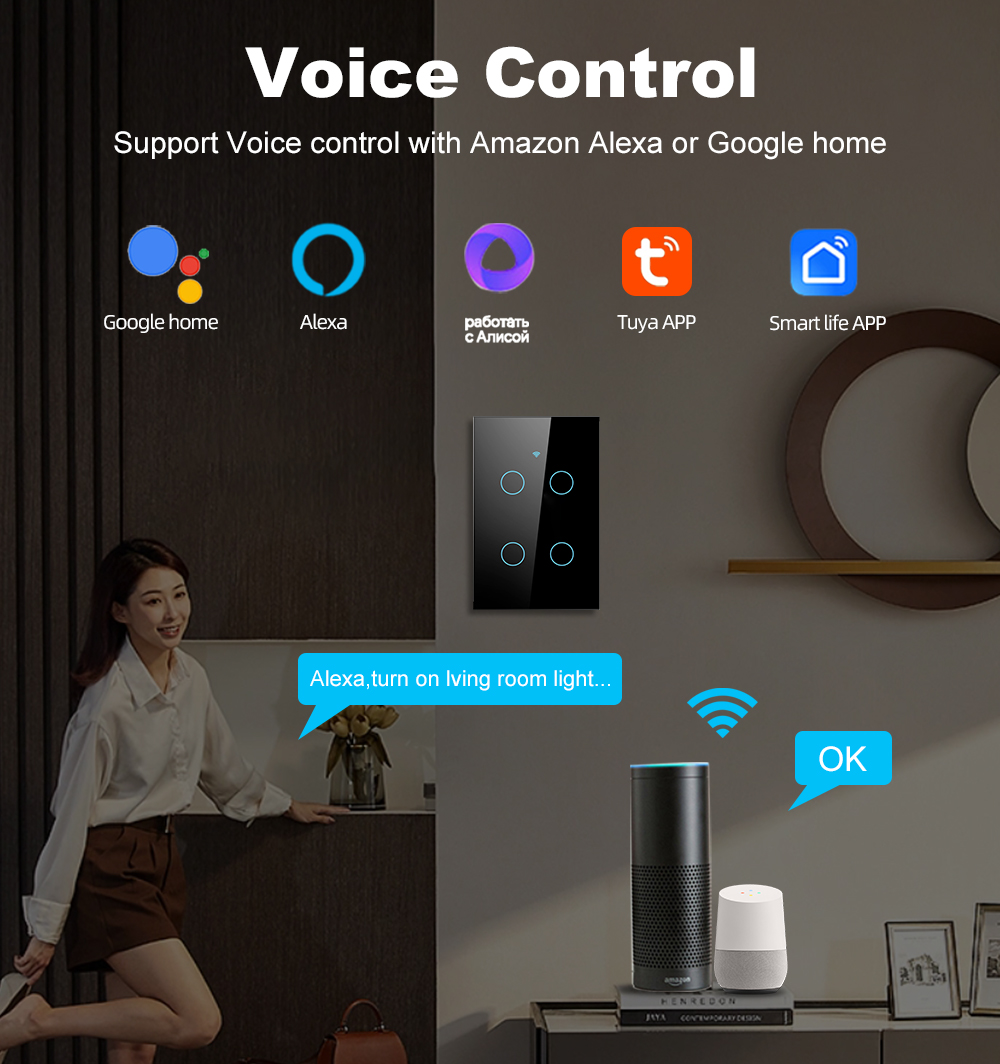 مفتاح إضاءة ذكي يعمل باللمس بت - مراجعة Smart Home Dashboard وسعره