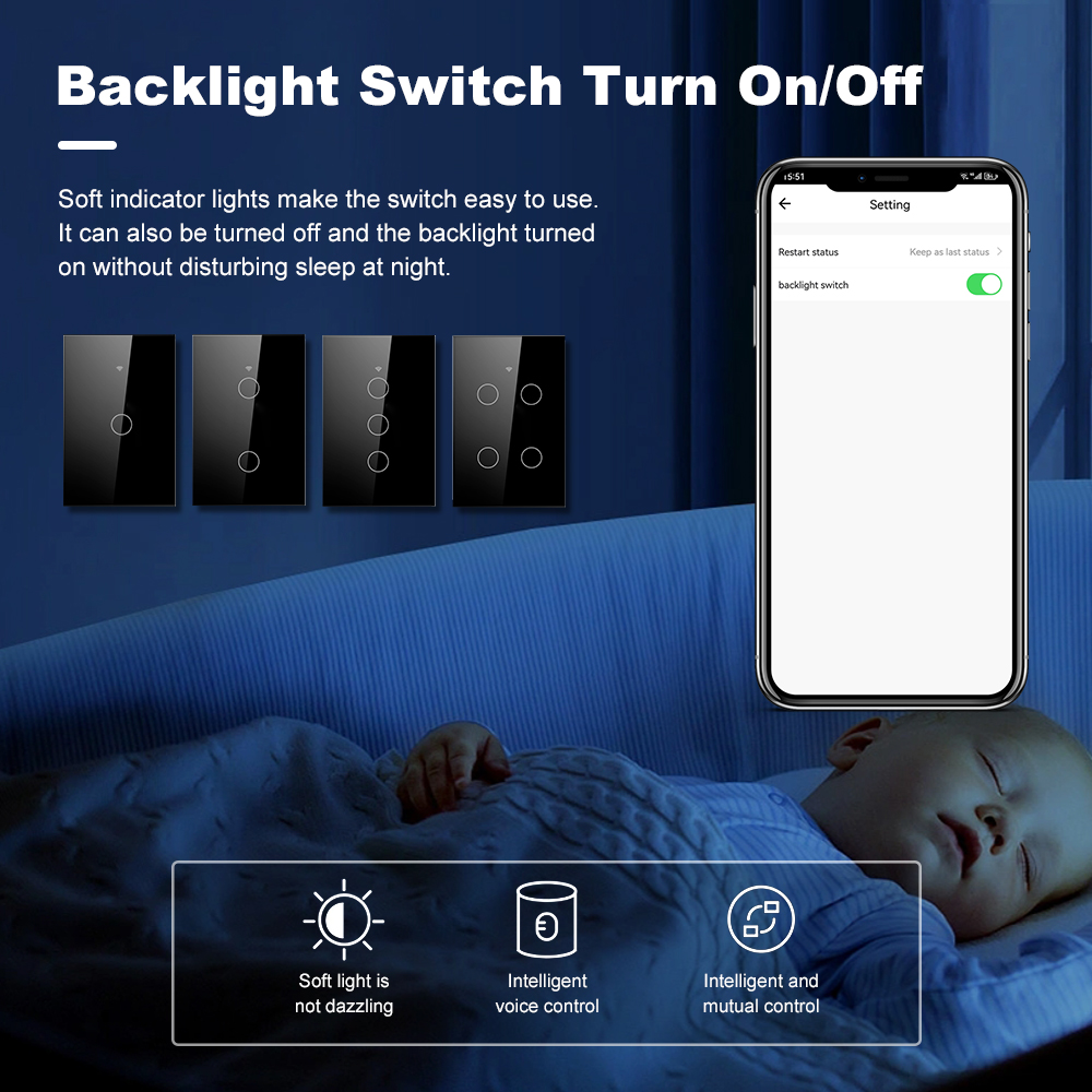 مفتاح إضاءة ذكي يعمل باللمس بت - مراجعة Smart Home Dashboard وسعره