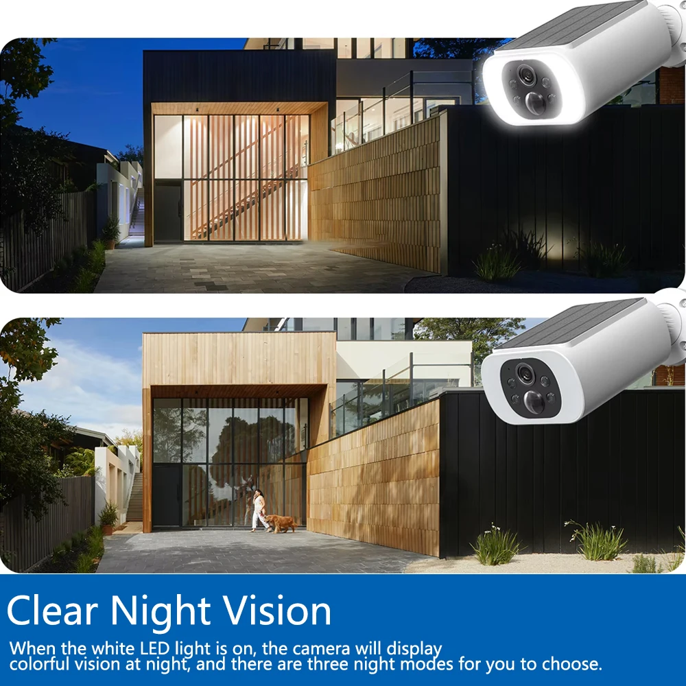 كاميرا أمان لاسلكية تعمل بالطا - مراجعة Smart Home Outdoor Camera وسعره