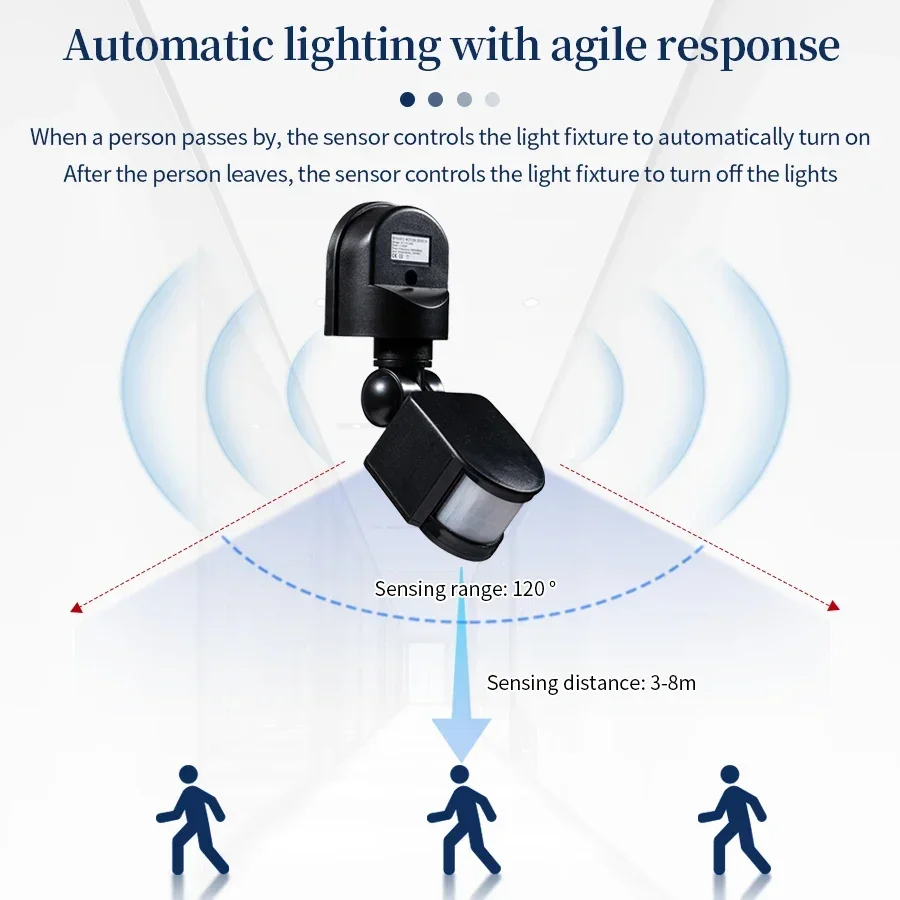 PIR محس حركة 220 فولت 110 فولت - مراجعة Pir Motion Sensor وسعره