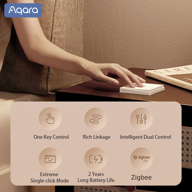 الأصلي Aqara الجدار التبديل E1 - مراجعة Smart Home Zestaw وسعره